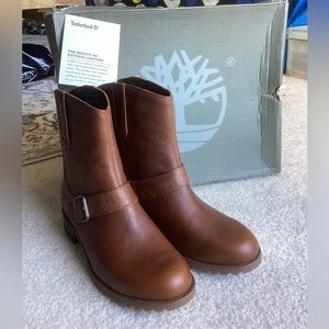 Timberland waterproof short leather boots